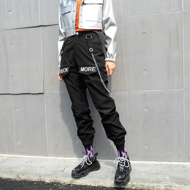 Chained Overalls Cargo Pants - Cargo Chic