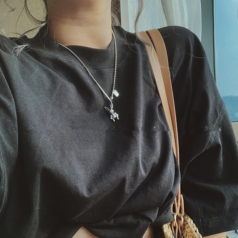 Cute Rabbit Pendant Necklace