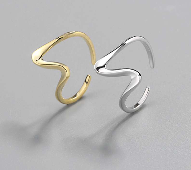 Irregular Geometric Waves Ring