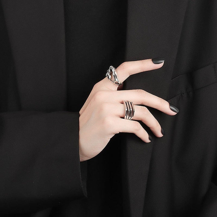 Irregular Hollow Surface Ring-Cargo Chic