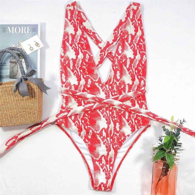 Long Strap Wrap Around Swimsuit