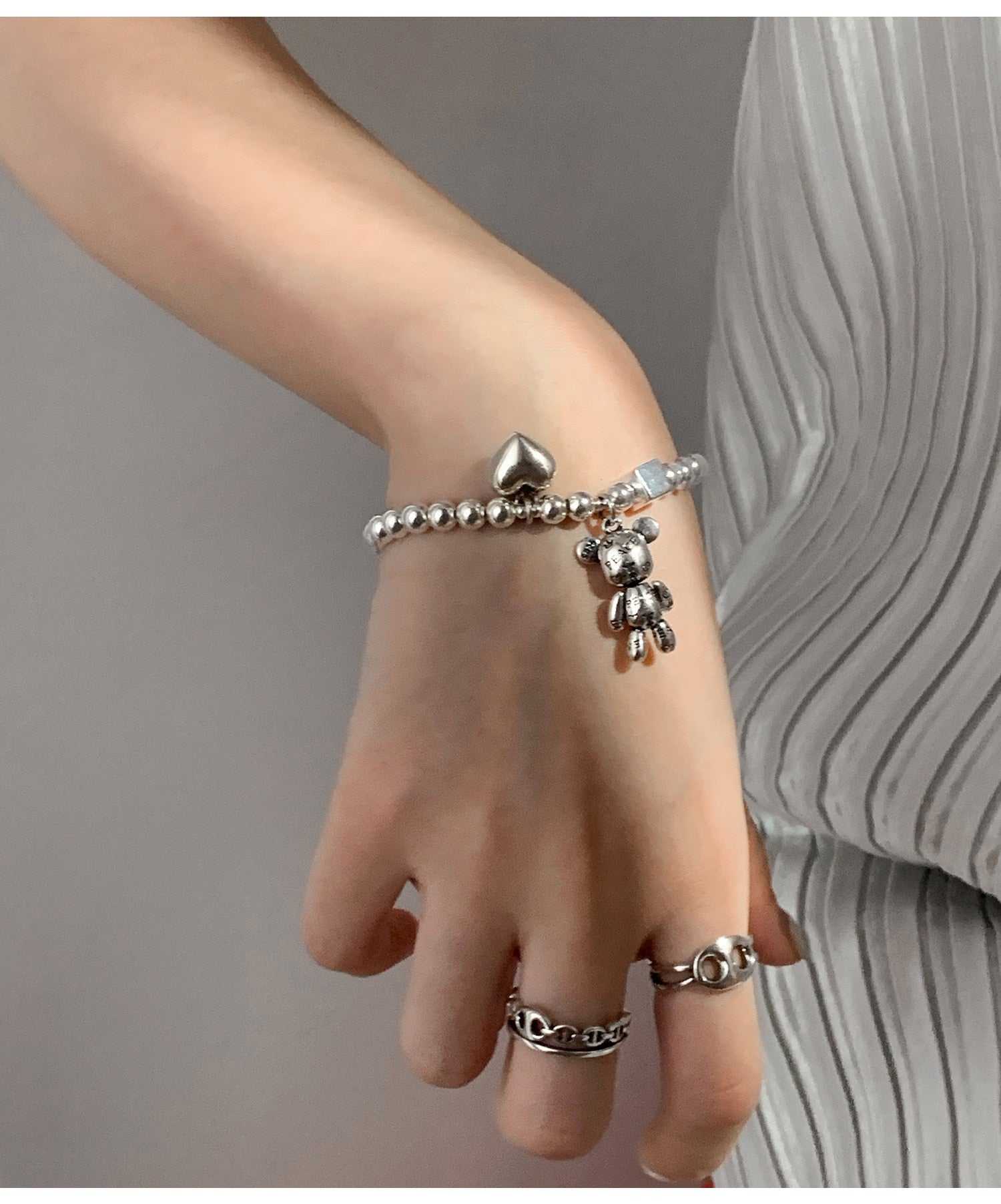 Love Bear Beaded Bracelet