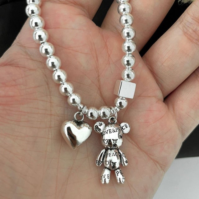 Love Bear Beaded Bracelet