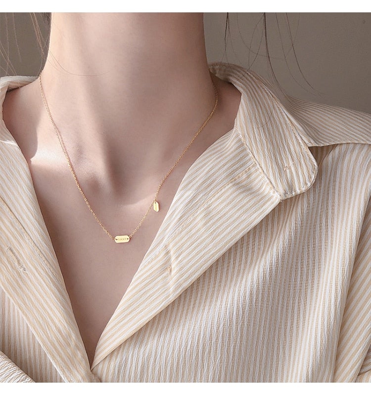 Lucky Print Necklace