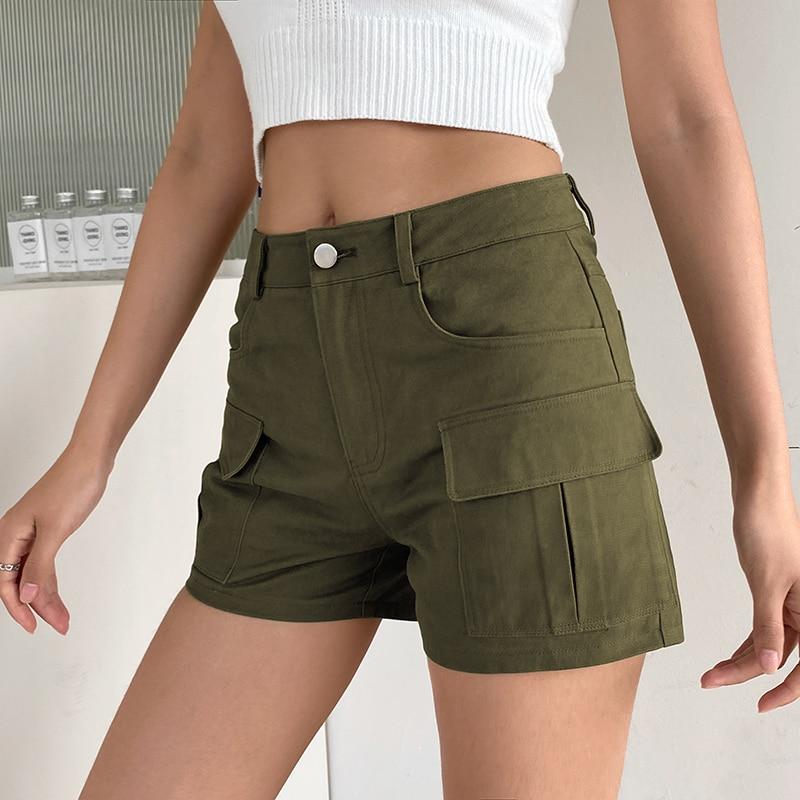 Multi Pocket Cargo Shorts - Cargo Chic