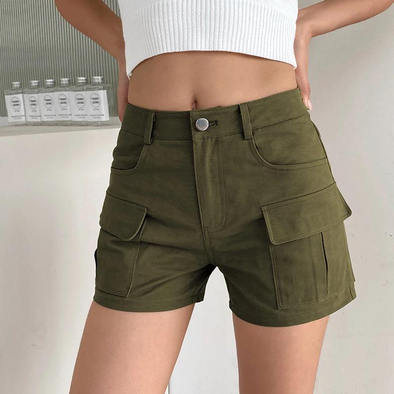Multi Pocket Cargo Shorts - Cargo Chic