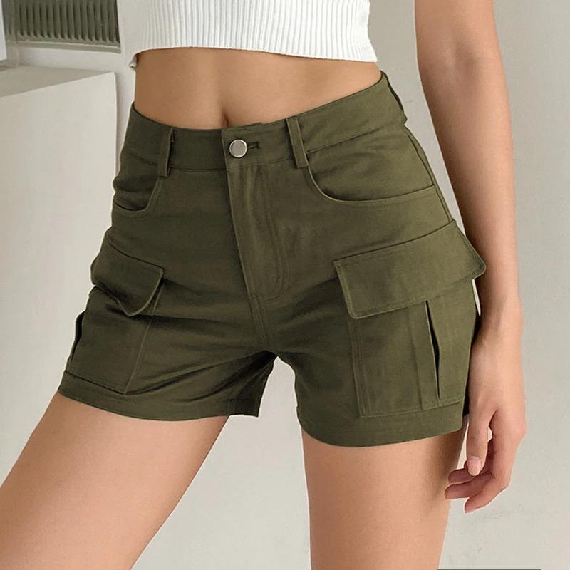 Multi Pocket Cargo Shorts - Cargo Chic