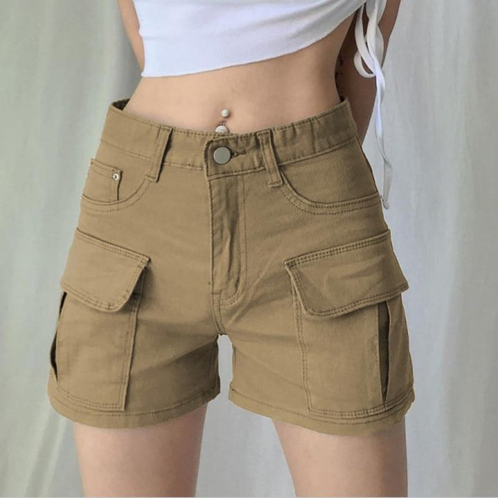 Multi Pocket Cargo Shorts - Cargo Chic