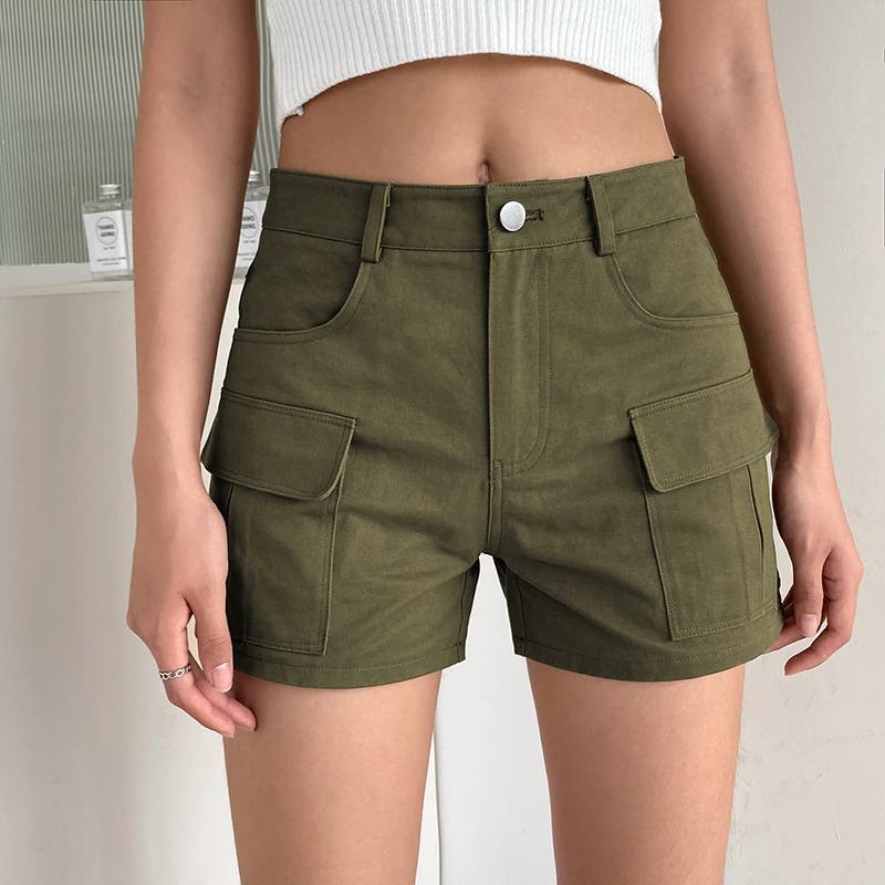 Multi Pocket Cargo Shorts - Cargo Chic