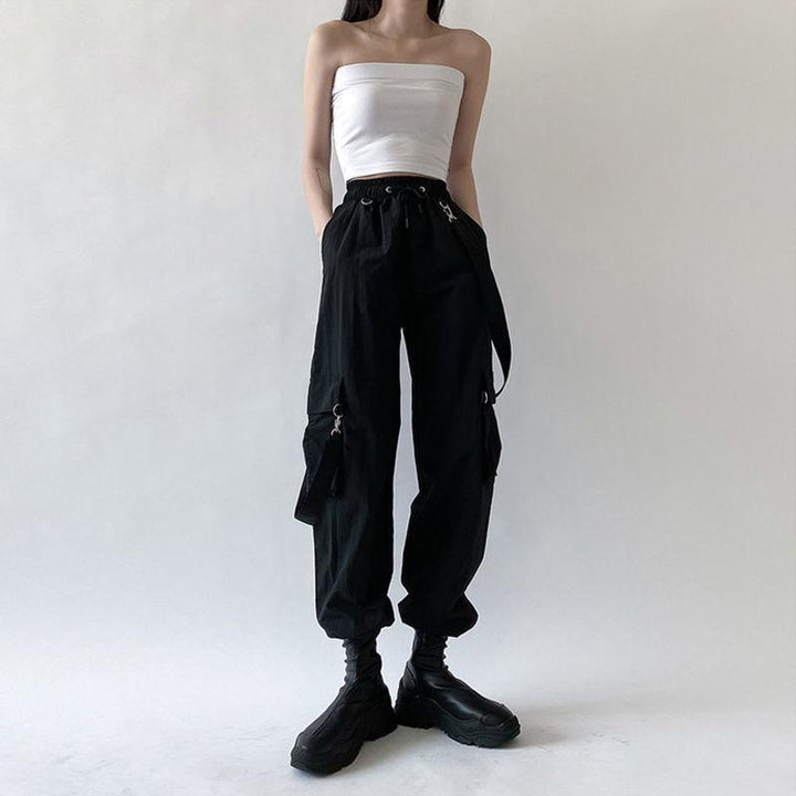 Solid Overalls Cargo Pant - Cargo Chic