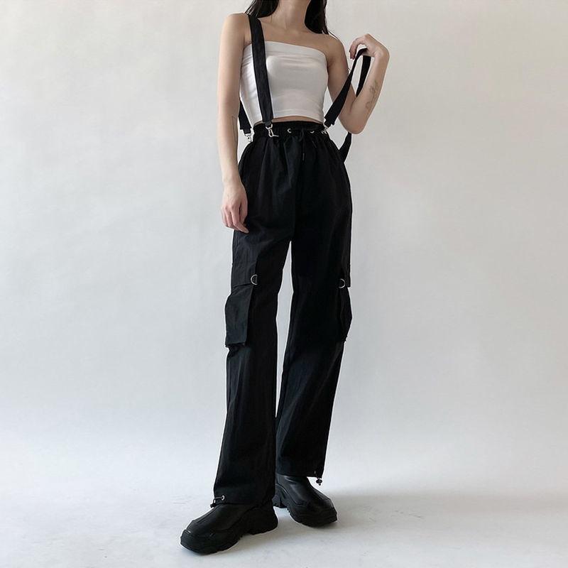 Solid Overalls Cargo Pant - Cargo Chic