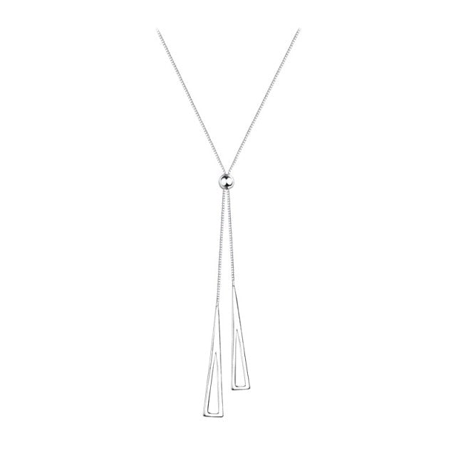 Triangle Pendant Necklace-Cargo Chic