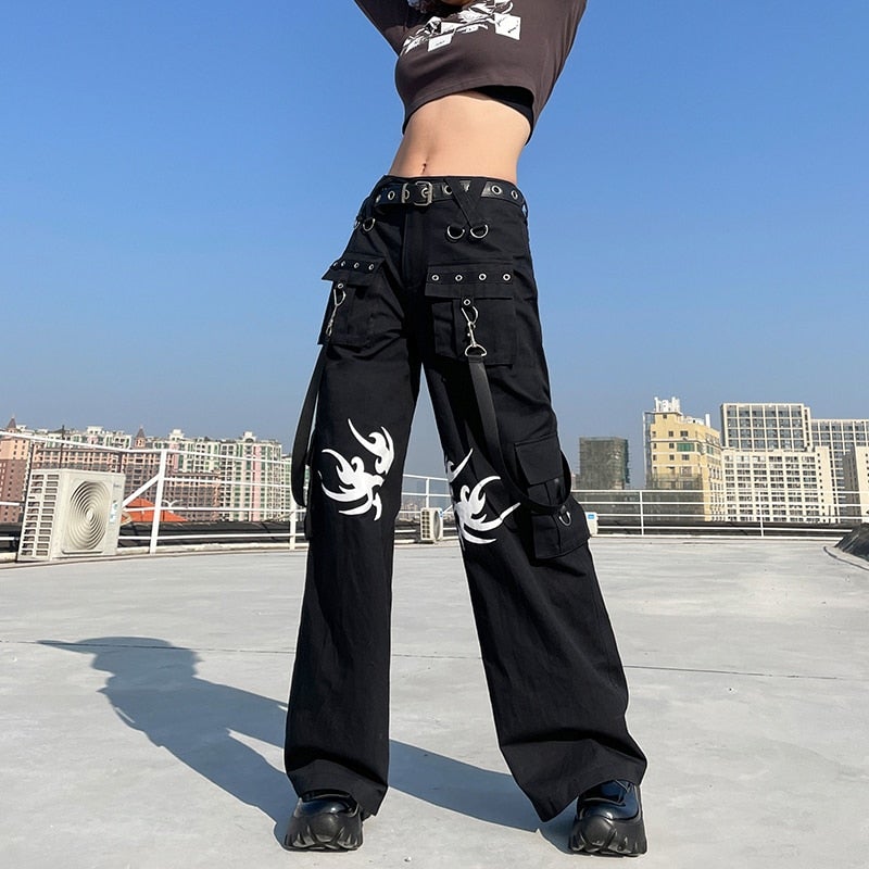 Tribal Overall Cargo Pants