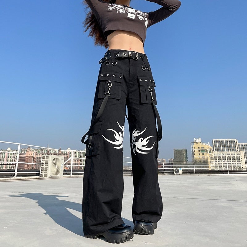 Tribal Overall Cargo Pants