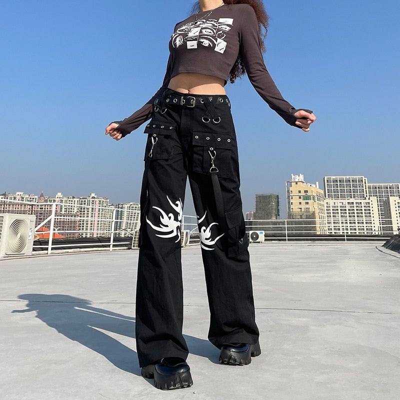 Tribal Overall Cargo Pants