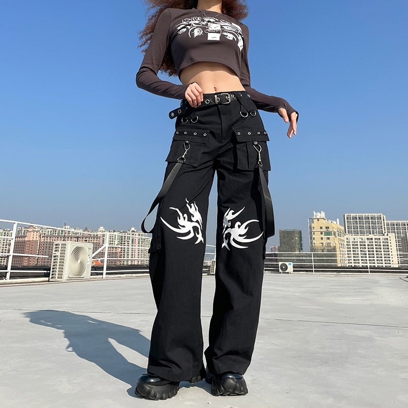 Tribal Overall Cargo Pants