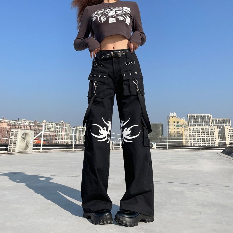 Tribal Overall Cargo Pants