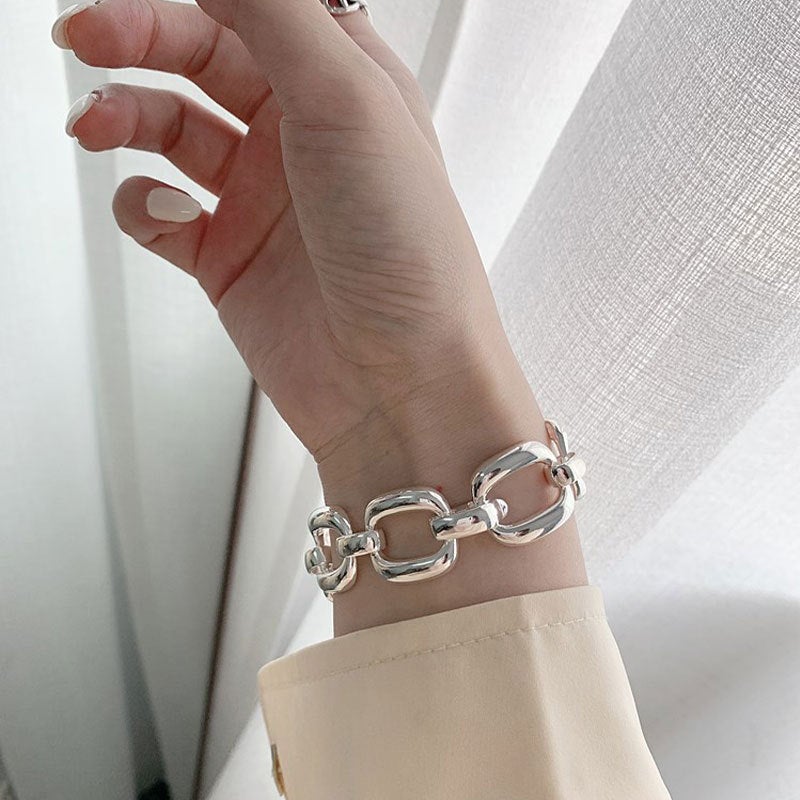 Vintage Thick Chain Bracelet